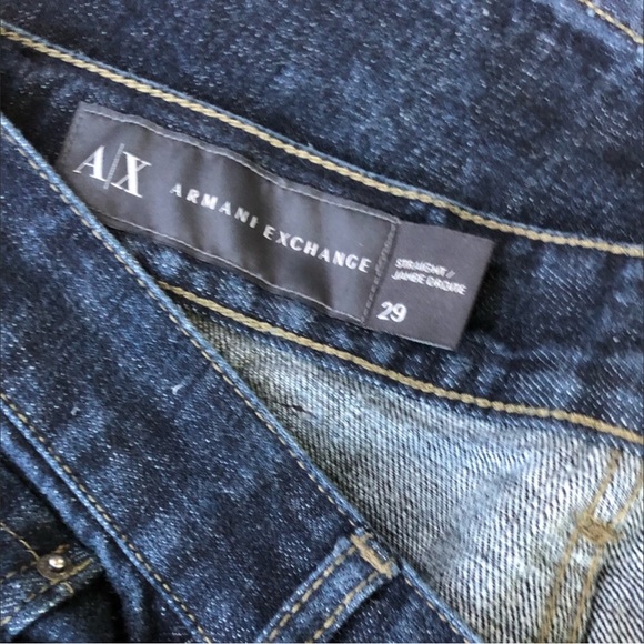 ARMANI EXCHANGE DENIM BLUE JEANS - Picture 6 of 7